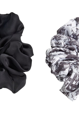 2 élastiques pour cheveux - Noir