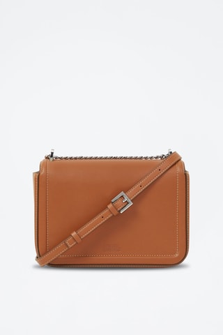 Sac bandoulière en cuir - Marron
