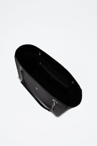 Cabas en cuir - Noir