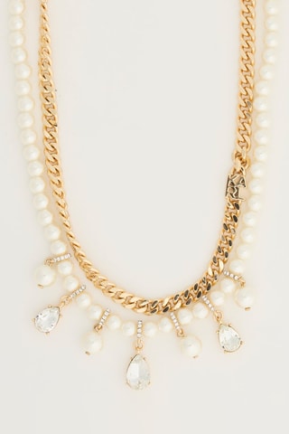 Collier double rangs - Doré