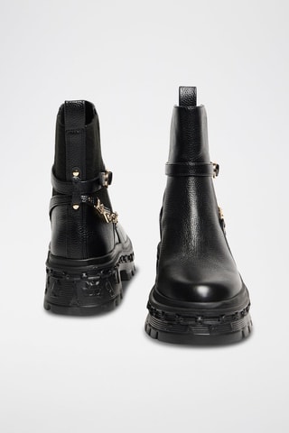 Bottines en cuir - Noir