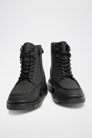 Bottines en cuir - Noir