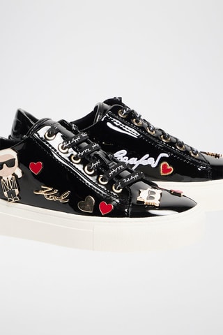 Baskets en cuir - Noir