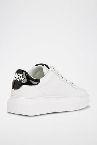 Baskets en cuir - Blanc et noir