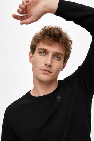 Pull en laine - Noir