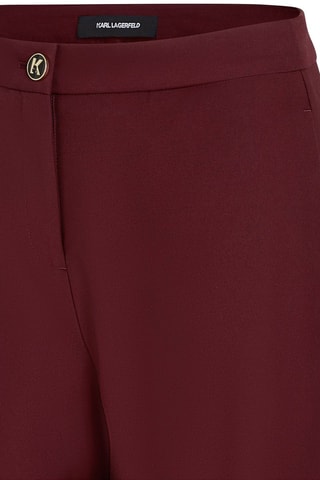 Pantalon straight - Bordeaux