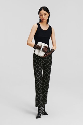 Pantalon taille haute - Noir