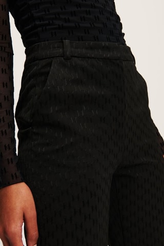 Pantalon 7/8 taille haute - Noir