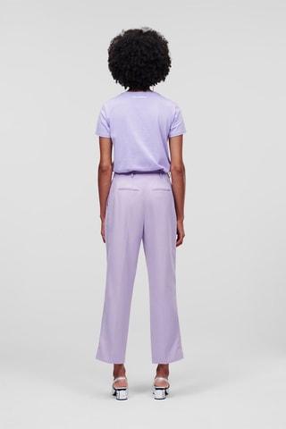 Pantalon en laine - Mauve