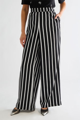 Pantalon casual - Noir et blanc