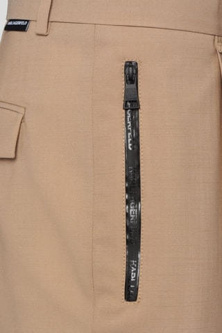 Pantalon cargo en laine - Beige