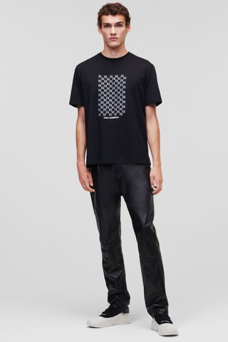 Pantalon en cuir - Noir