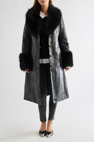 Manteau long - Noir