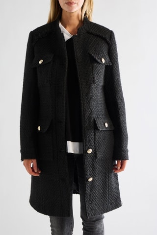 Manteau en laine - Noir