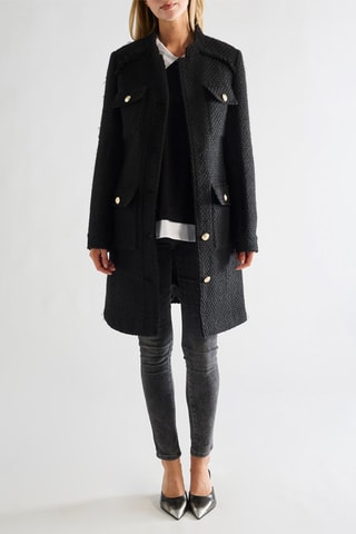Manteau en laine - Noir