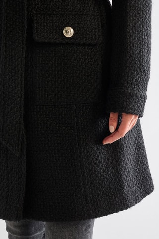 Manteau en laine - Noir