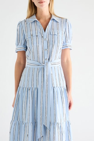 Robe chemise - Bleu