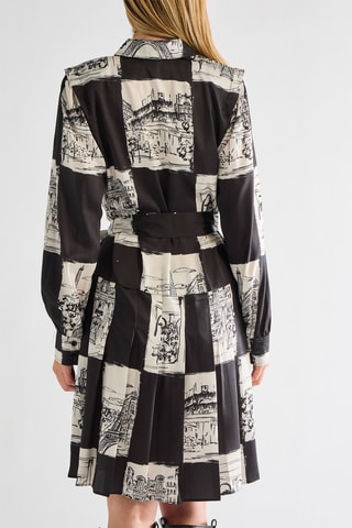 Robe patineuse - Noir et blanc