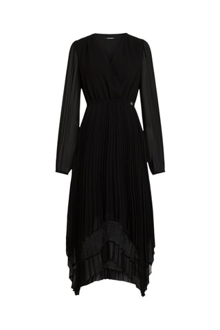 Robe plissée - Noir
