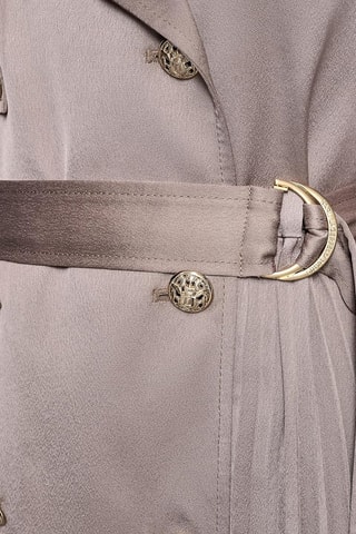 Robe volantée - Taupe