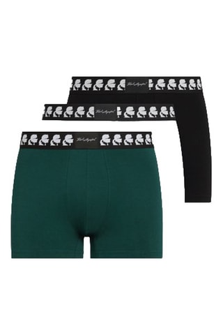 3 caleçons - Kaki, blanc et noir