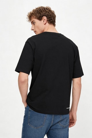 T-shirt en coton organique - Noir