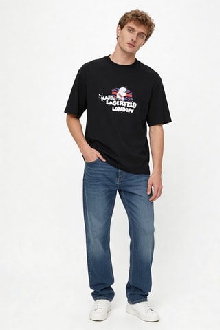T-shirt en coton organique - Noir