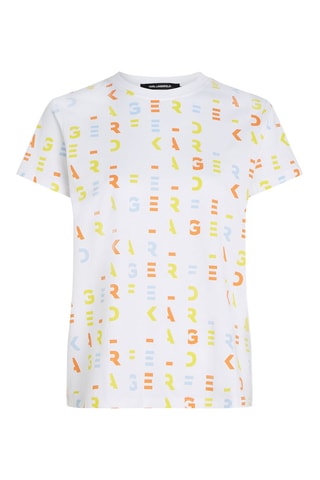 T-shirt - Blanc et jaune