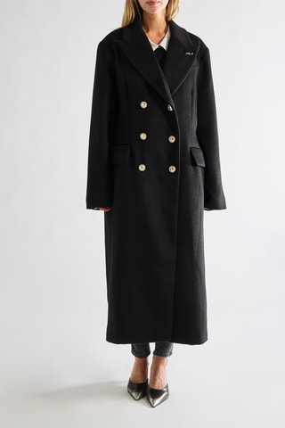 Manteau en laine - Noir