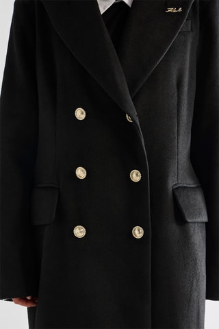 Manteau en laine - Noir