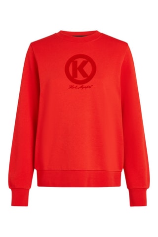 Sweat en coton biologique - Rouge
