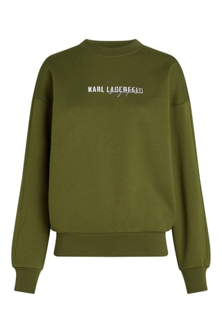 Sweat en coton biologique - Vert olive