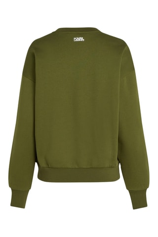Sweat en coton biologique - Vert olive
