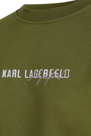 Sweat en coton biologique - Vert olive