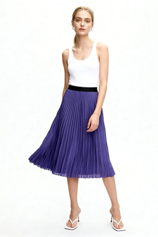 Jupe midi - Violet