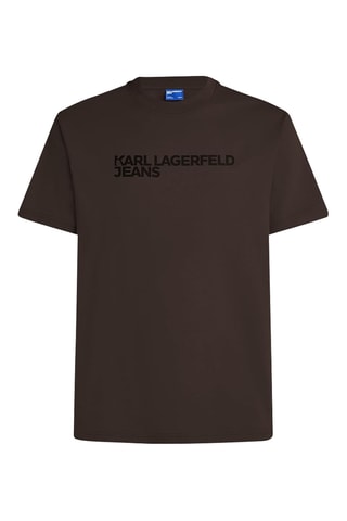 T-shirt en coton biologique - Marron