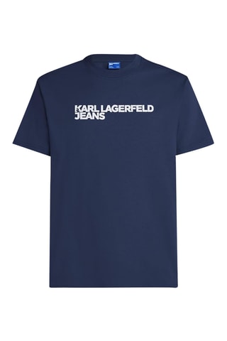 T-shirt en coton biologique - Bleu marine