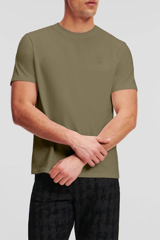 T-shirt en coton biologique - Kaki