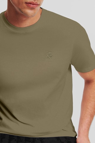 T-shirt en coton biologique - Kaki