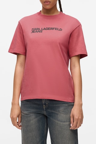 T-shirt en coton biologique - Rose