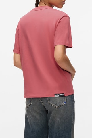 T-shirt en coton biologique - Rose