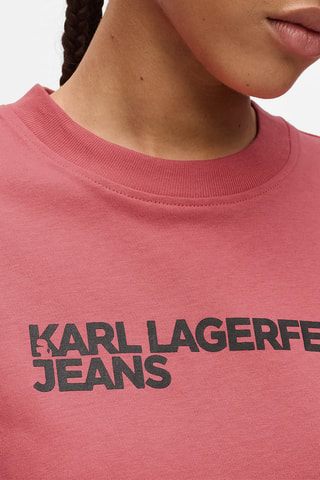 T-shirt en coton biologique - Rose