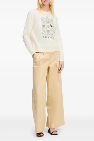 Sweat en coton biologique - Beige