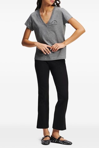 T-shirt en coton biologique - Gris