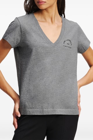 T-shirt en coton biologique - Gris