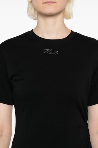 Robe droite en coton biologique - Noir