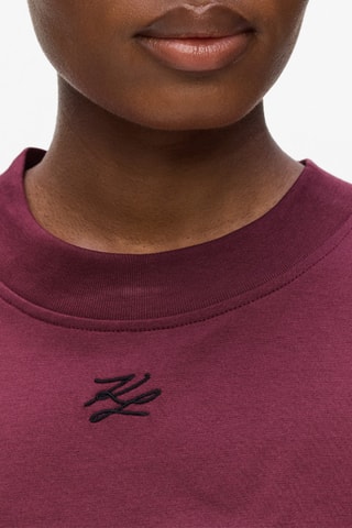 T-shirt en coton biologique - Bordeaux
