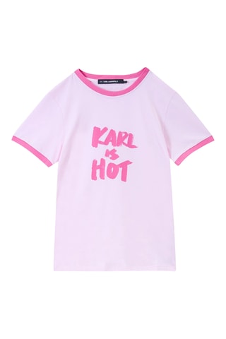 T-shirt en coton biologique - Rose