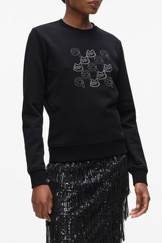 Sweat en coton biologique - Noir