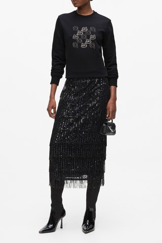 Sweat en coton biologique - Noir